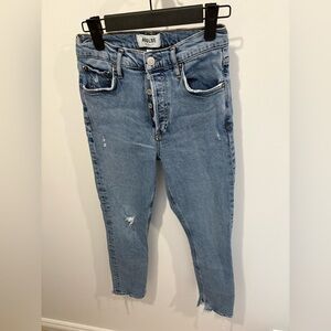 EUC- AGOLDE- NICO High rise SLIM JEANS